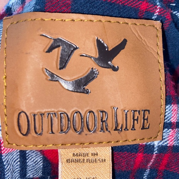 Outdoor Life Flannel Button Up Long Sleeve Shirt - Picture 2 of 6